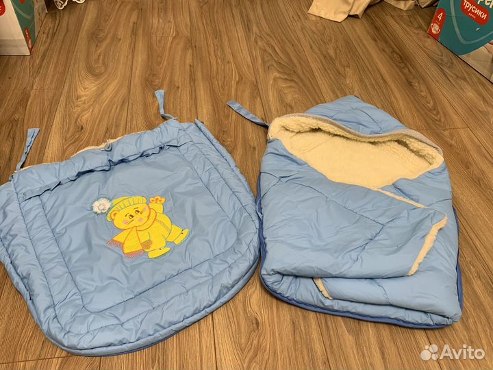 Конверт на выписку для мальчика зима