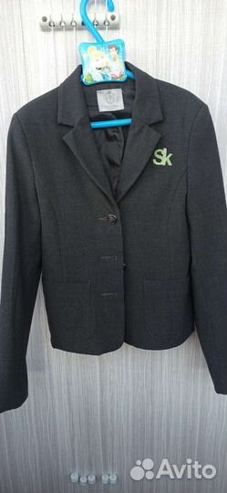 Пиджак школьный для девочки р. 152-158