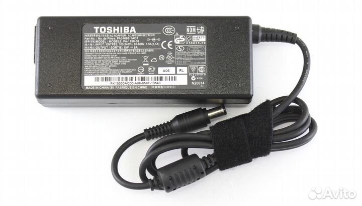 Блок питания для ноутбука Toshiba 15V, 6А, 6,3 x 3,1 mm, PA3241U-2ACA, PA3260E (90W)