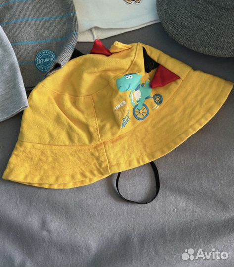 Шапки, панамы детские