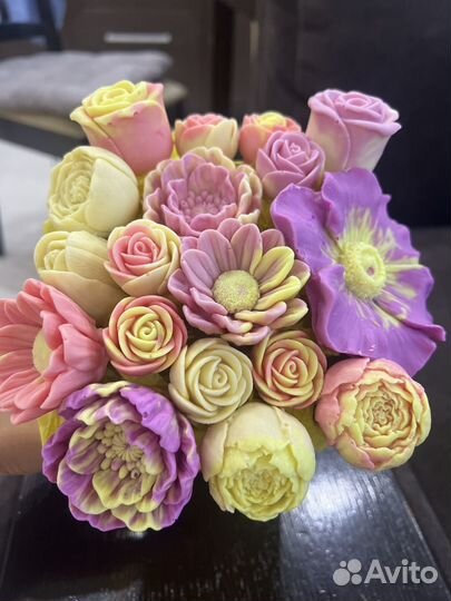 Шололадные букеты, шоколад ручной работы