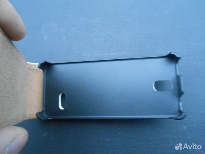 Чехол кожаный для телефона Nokia 515