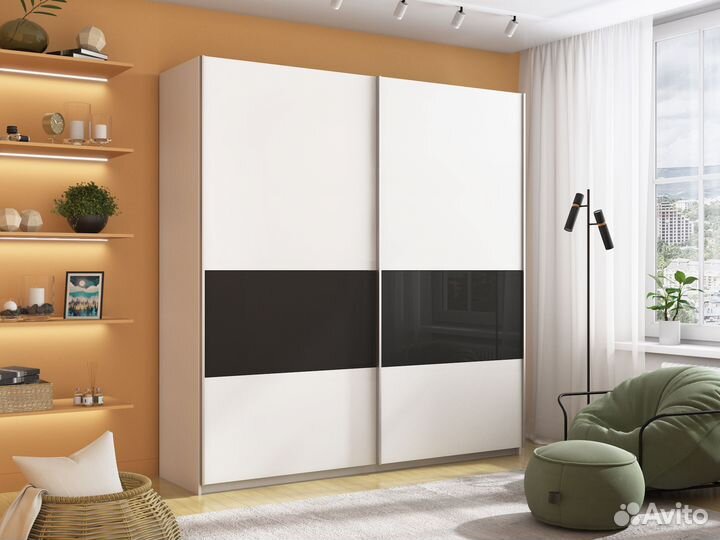 Шкаф купе Широкий Прайм от производителя 2-х дверн