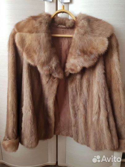 Норковый полушубок 46