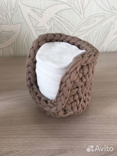 Корзинки из трикотажной пряжи