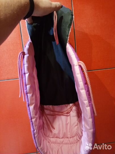 Детские зимние санки с подстилкой