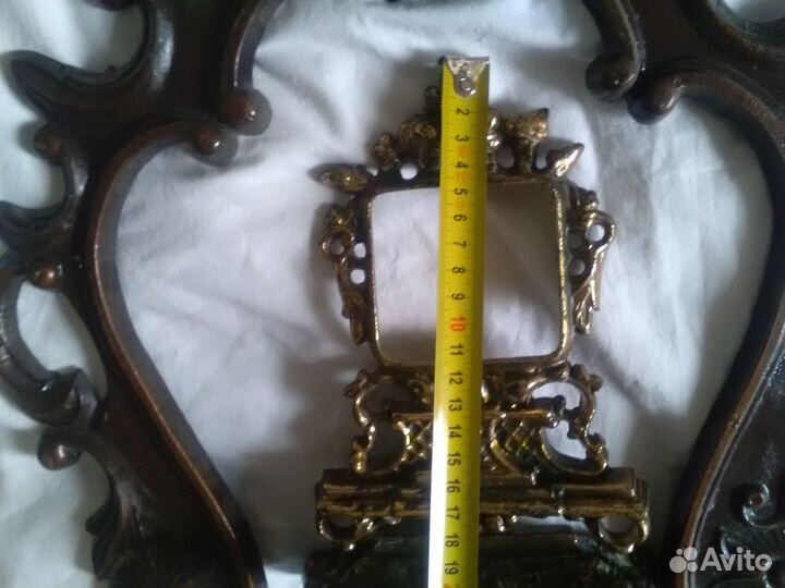 Рамка для фото СССР винтаж бронза карболит