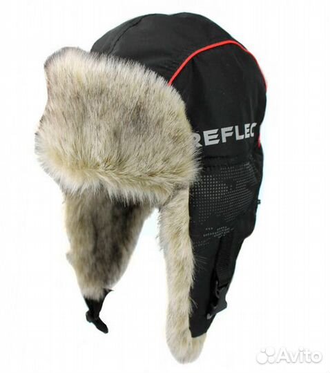 Шапка ушанка зимняя Reflect мех Норка р. 56-58