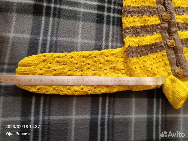 Вязанный костюм детский