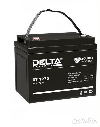Аккумулятор Delta DT 1275