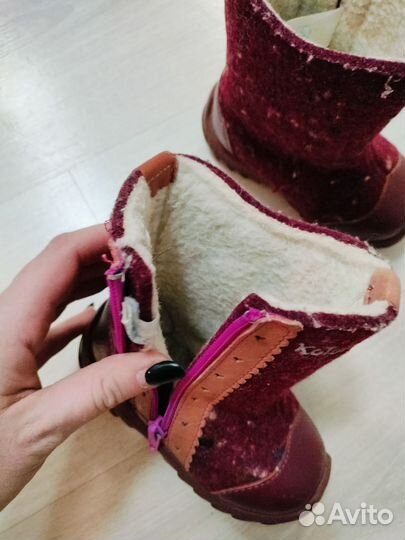 Сапоги для девочки 22 Котофей