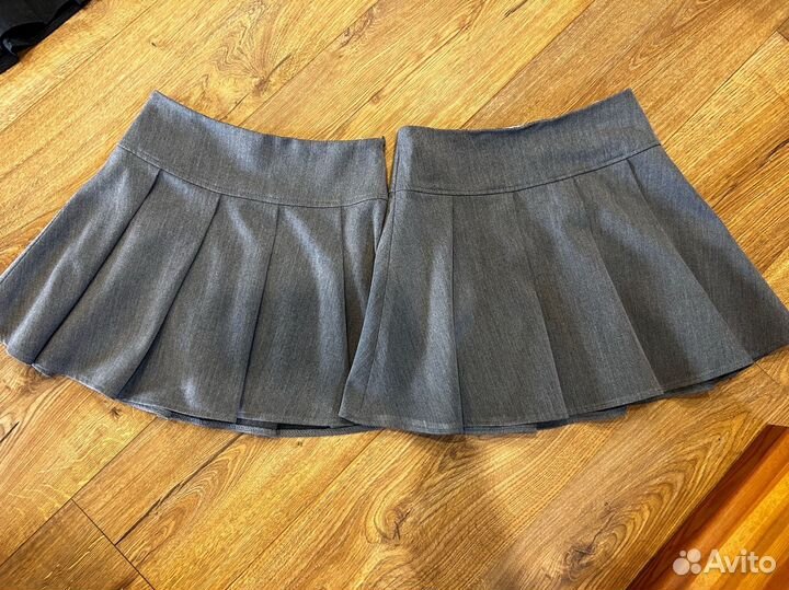 Sky lake юбка серая школьная 30 и 32 р