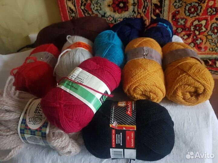Пряжа для вязания шерсть