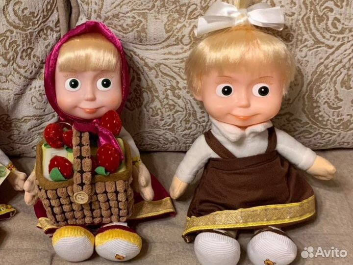 Игрушка кукла Маша и Медведь (мульти пульти)