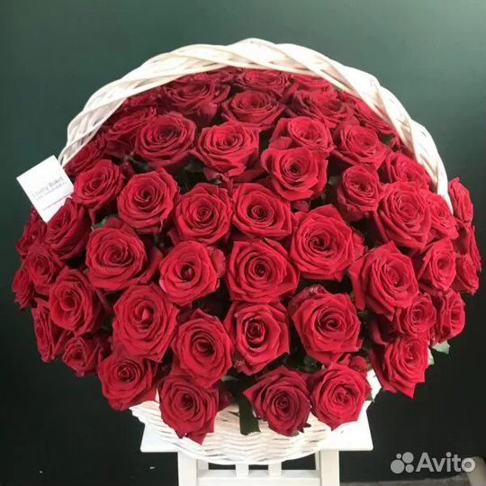 101 роза 51 25 15 Доставка цветы розы букеты