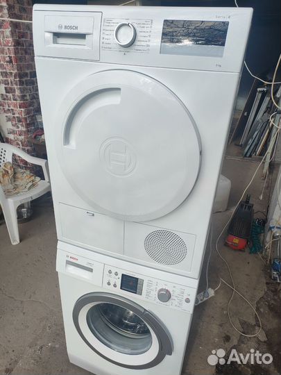 Стиральная и сушильная машина комплект Bosch 8кг