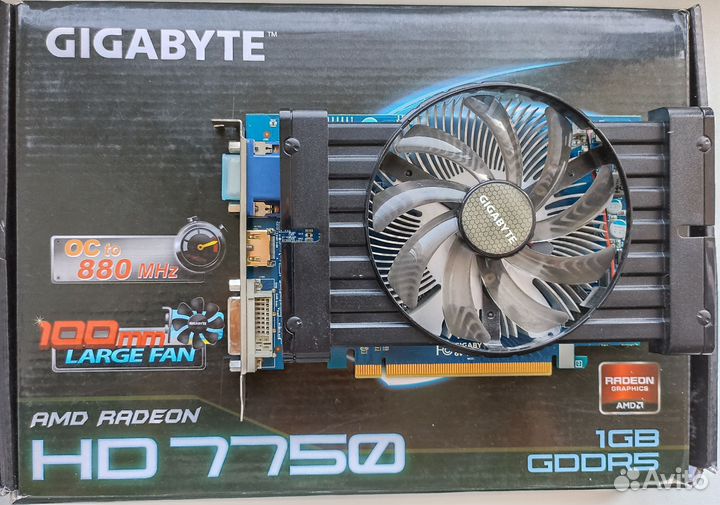 Видеокарта Radeon HD7750