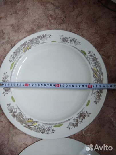 Чайные чашки, блюдо большое, Новое из СССР