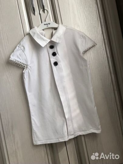 Белая блуза для девочки