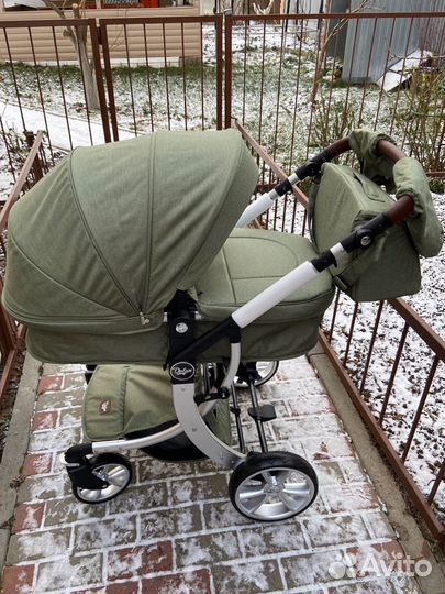 Новая коляска darex dalux 2в1 зеленая