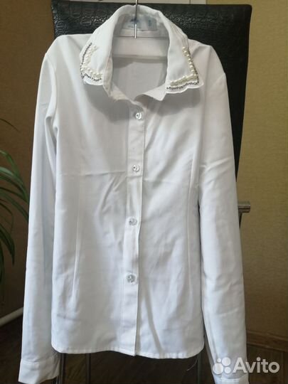 Блузки школьные 122 128