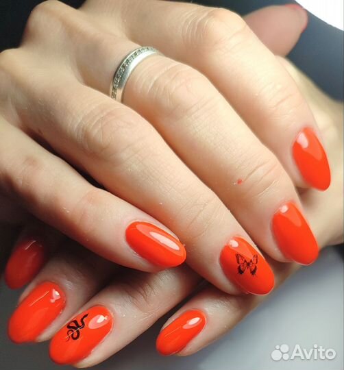 Наращивание ногтей, покрытие ногтей