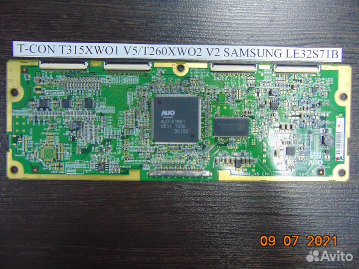 T-CON T315XW01 V5\T260XW02 V2