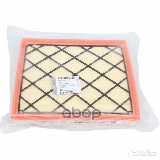 Фильтр воздушный Chevrolet Cruze 09-; Opel Astr