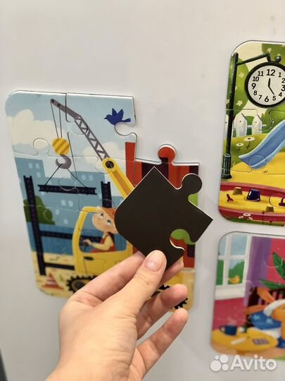 Магнитные пазлы детские
