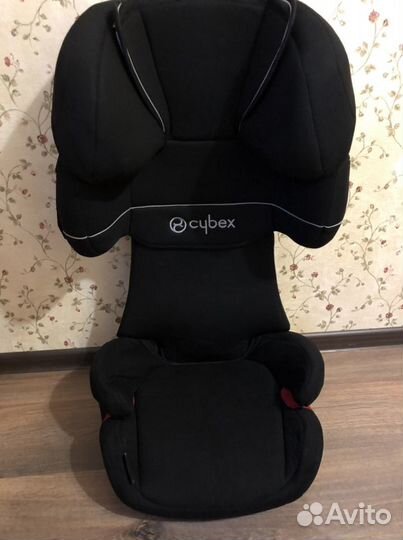 Автокресло cybex solution x-fix черный
