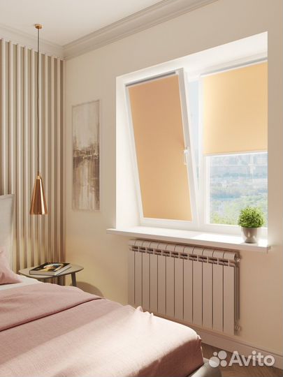 Рулонные шторы Блэкаут Индиго RAL9615