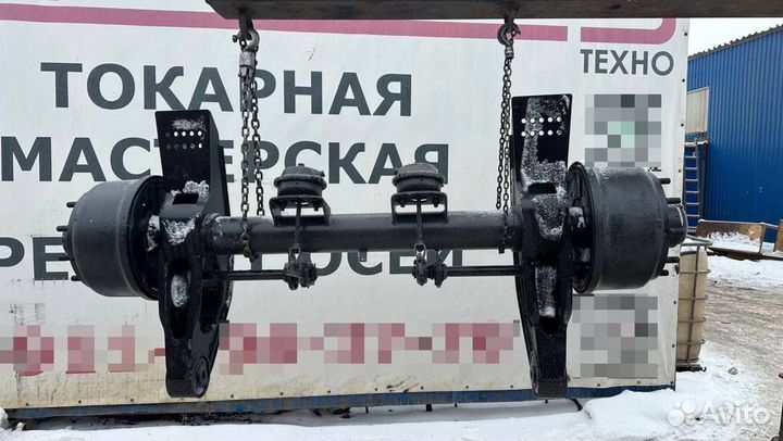 Ось саф на полуприцеп в сборе
