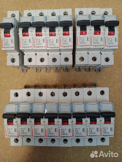 Трехполюсный Legrand 10A, Диф, авдт Легранд