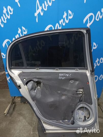 Опель Вектра C дверь задняя левая серебристая
