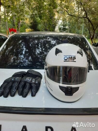 Мото шлем OMP оригинал