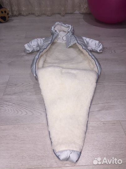Комбинезон конверт зимний для новорожденных