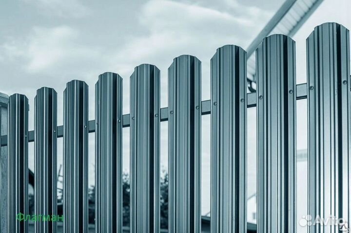 Штакетник металлический