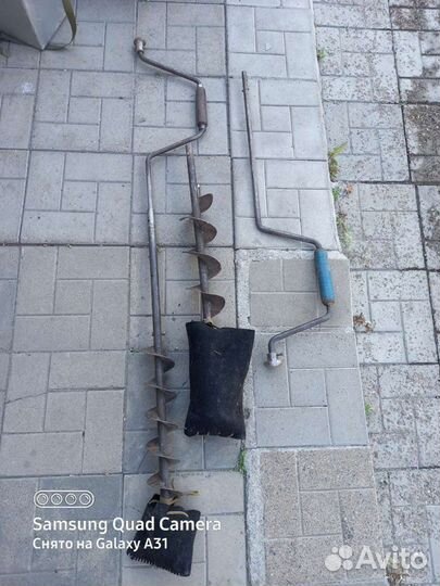 Буры с ножами для зимней рыбалки СССР