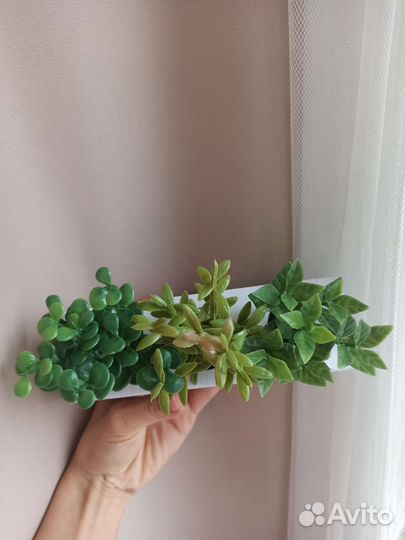 Цветы искуственные икеа 3 шт Новые