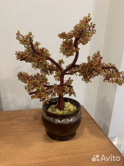 Деревья из бисера