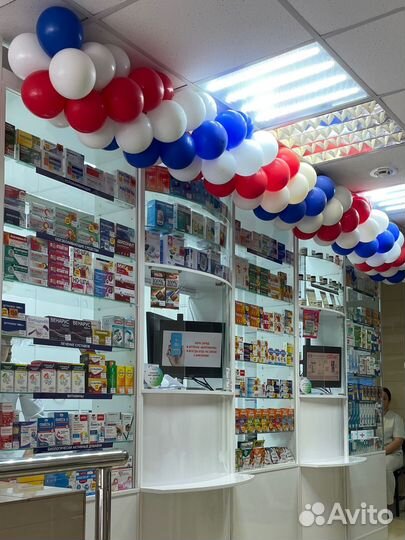 Оформление шарами на открытие