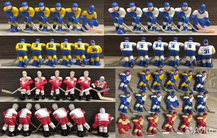 Настольный хоккей Stiga Play off игроки запчасти