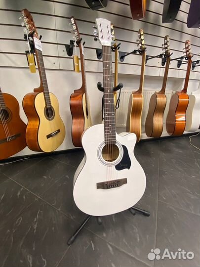 Shinobi HB403A WH акустическая гитара белая