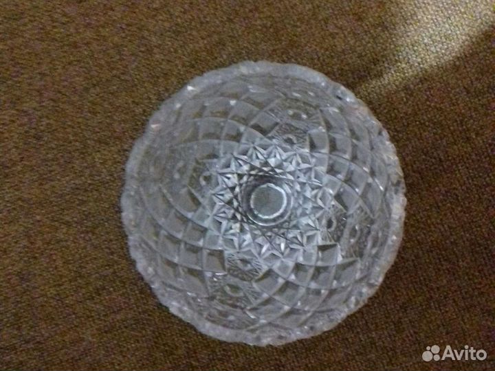 Салатник хрустальный СССР
