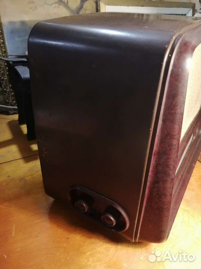 Радиоприемник ламповый Рига 6 СССР 1952 г