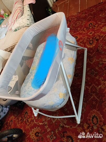 Детская кроватка манеж с матрасом