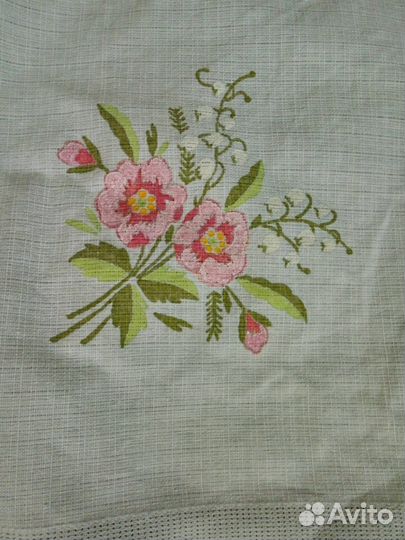 Салфетка Ришелье, салфетка новогодняя