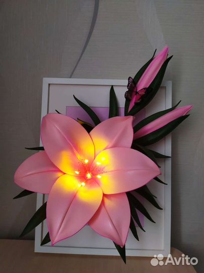 Картина светильник