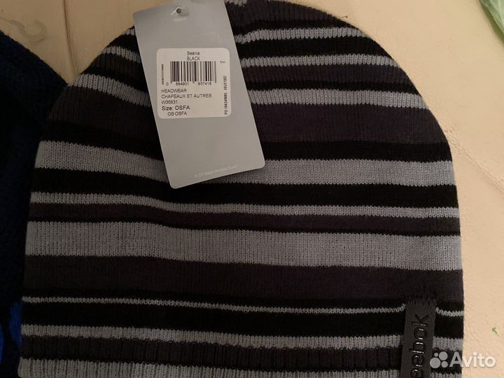 Шапки новые,фирменные,adidas,reebok
