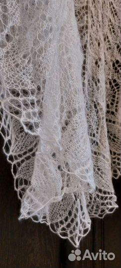 Шаль палантин из мохера